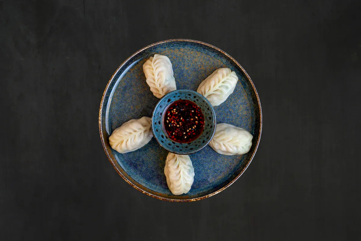 110 · Vegetable Dumpling (Steamed)
